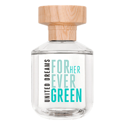 Perfume Benetton United Dreams Forever Green Her Feminino Eau De Toilette 80ml