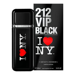 Perfume Carolina Herrera 212 Vip Men Black I Love Ny Masculino Eau De Parfum 100 Ml