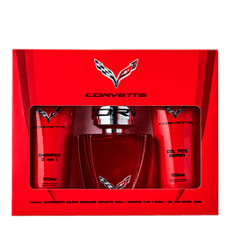 Kit Corvette Red Masculino Deo Colonia 100 ml