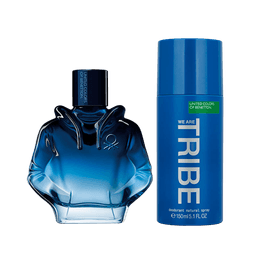 Kit Perfume Benetton We Are Tribe Masculino Eau De Toilette 90ml