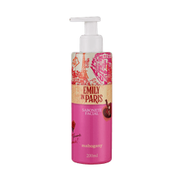 Skincare Mahogany Emily In Paris Redutor De Linhas Facial Sabonete 200 Ml