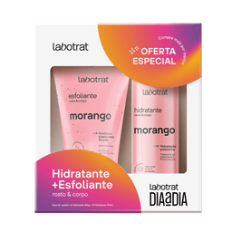 Kit Labotrat Dia A Dia Labotrat Esfoliante + Hidratante Morango 190ml