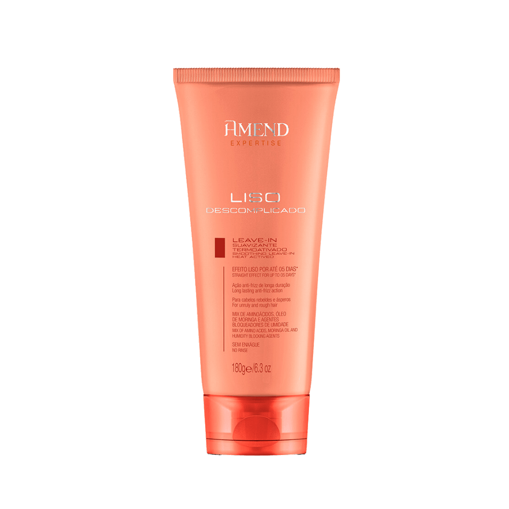 Leave-in Suavizante Amend Expertise Liso Descomplicado 180g