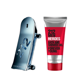 Kit Perfume Carolina Herrera 212 Men Heroes Masculino Eau De Toilette 90ml