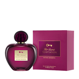 Perfume Banderas Her Secret Tamptation Feminino Eau De Toilette 80ml