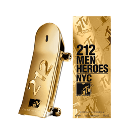 Perfume Carolina Herrera 212 Heroes Mtv Masculino Eau De Toilette 90ml