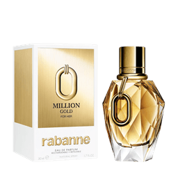 Perfume Rabanne Million Gold For Her Feminino Eau De Parfum Refillável 50ml