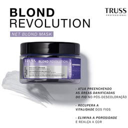 Máscara Capilar TRUSS  Net Blond Revolution 180gr