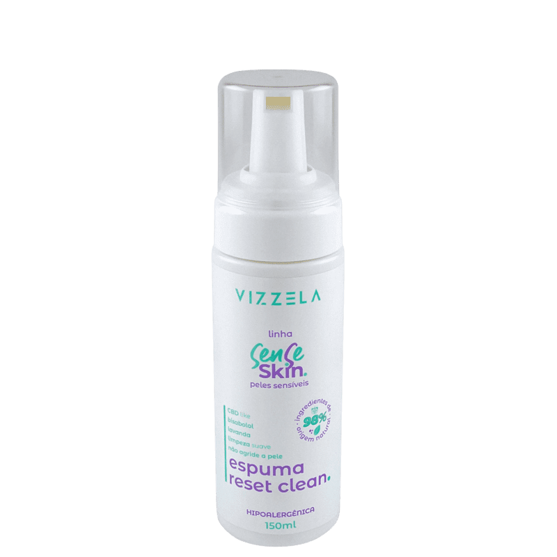 Espuma de Limpeza Facial Vizzela Sense Skin