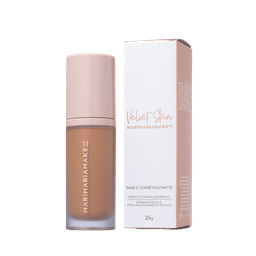 Base e Corretivo Mari Maria Makeup Velvet Skin Bege Escuro 25g