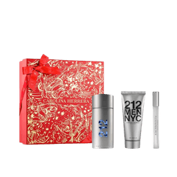 Kit Perfume Carolina Herrera 212 Men Masculino Eau De Toilette 100ml
