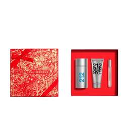 Kit Perfume Carolina Herrera 212 Men Masculino Eau De Toilette 100ml