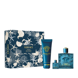 Kit Perfume Versace Eros Masculino Eau De Parfum 100ml