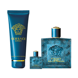 Kit Perfume Versace Eros Masculino Eau De Parfum 100ml