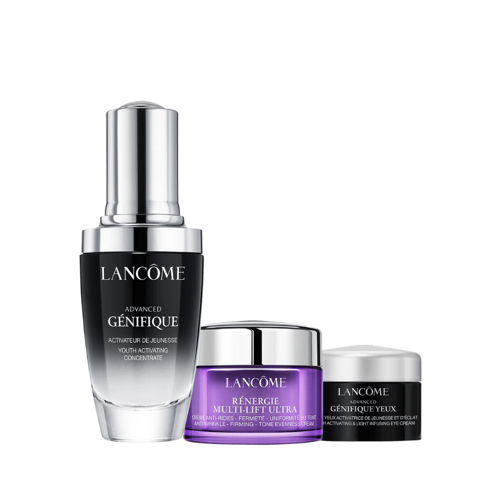 Encontraproduto.com.br - Kit Facial Lancôme - Génifique Sérum + Creme para os Olhos + Creme Rénergie H.P.N. Creme Diurno