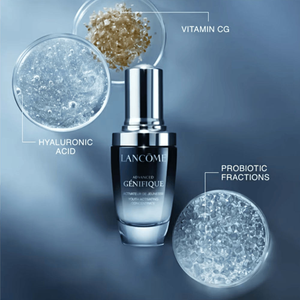 Encontraproduto.com.br - Kit Facial Lancôme - Génifique Sérum + Creme para os Olhos + Creme Rénergie H.P.N. Creme Diurno