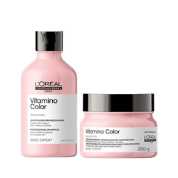 Kit Capilar L’Oréal Professionel Vitamino Color Shampoo 300ml + Máscara Capilar 250ml
