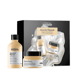 Kit Capilar L’Oréal Professionel Absolut Repair Shampoo 300ml + Máscara Capilar 250ml
